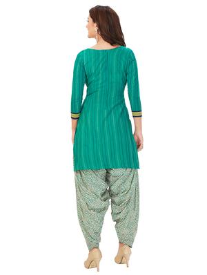 printed unstitched salwar suit - 17435083 - Standard Image - 3