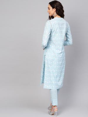 printed kurta pant set - 17435398 - Standard Image - 3