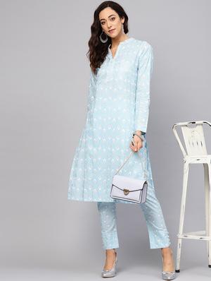 printed kurta pant set - 17435398 - Standard Image - 4