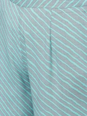 ikat kurta palazzo set - 17435518 - Standard Image - 5