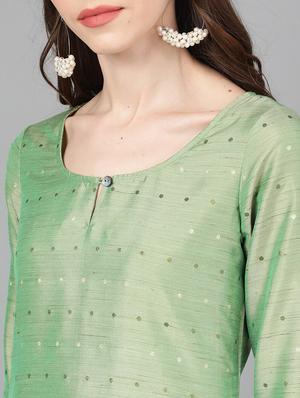 self design kurta palazzo set - 17435526 - Standard Image - 4