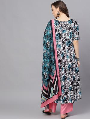 floral kurta palazzo set - 17435623 - Standard Image - 4