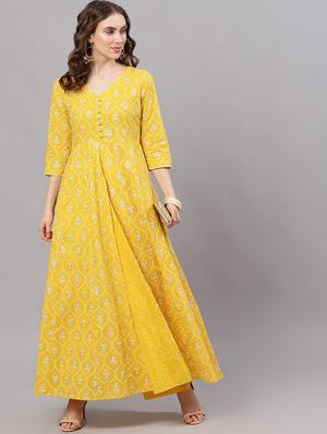 anarkali kurta pant set - 17435629 - Standard Image - 2