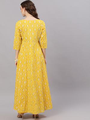 anarkali kurta pant set - 17435629 - Standard Image - 5