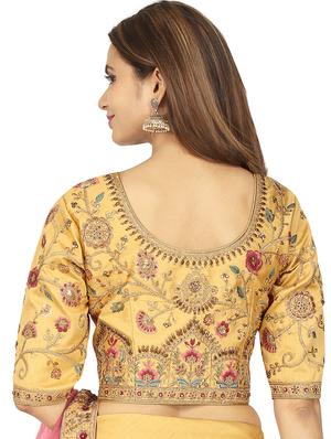 embroidered flared lehenga - 17435691 - Standard Image - 5