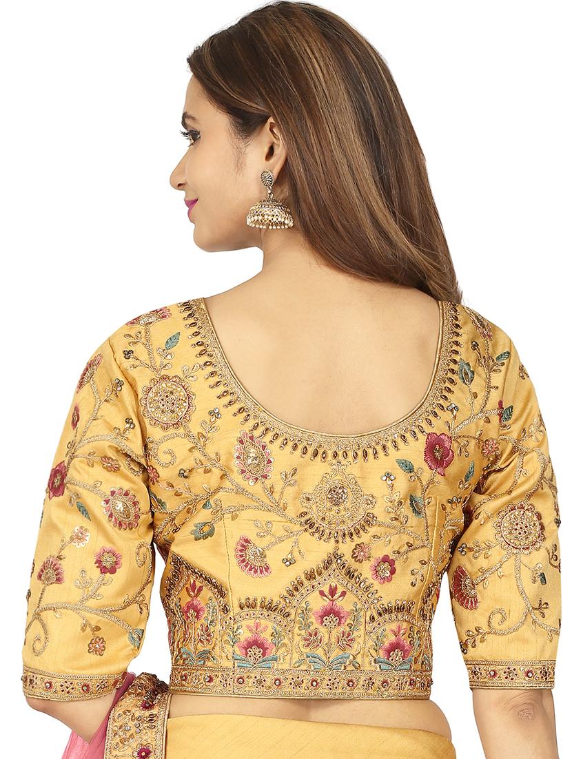 embroidered flared lehenga - 17435691 - Zoom Image - 5