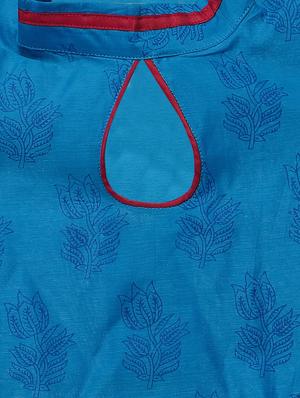 printed unstitched suit - 17435700 - Standard Image - 2