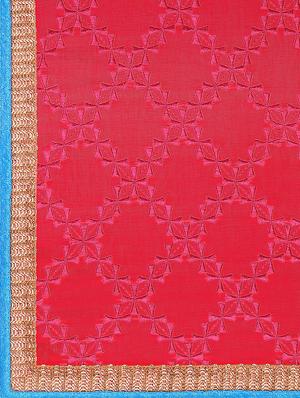 printed unstitched suit - 17435707 - Standard Image - 4