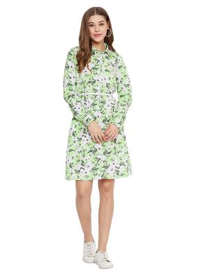 long sleeved floral shirt dress - 17435980 - Standard Image - 4