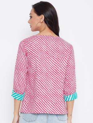 button closure reversible jacket - 17435989 - Standard Image - 3