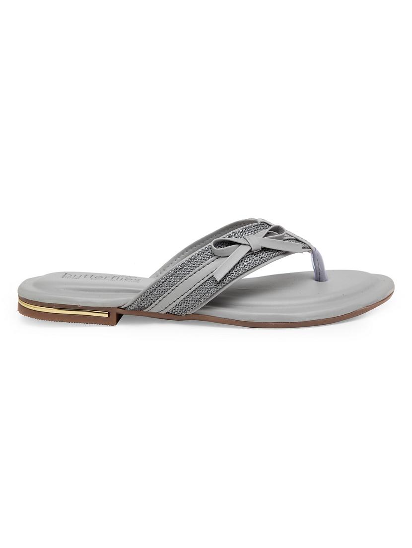 grey slip on sandals - 17436067 - Zoom Image - 2
