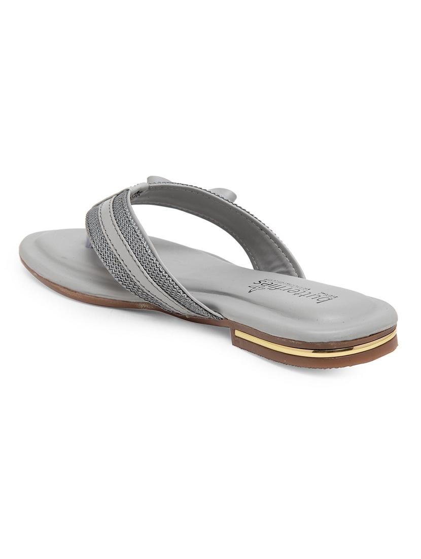 grey slip on sandals - 17436067 - Zoom Image - 3