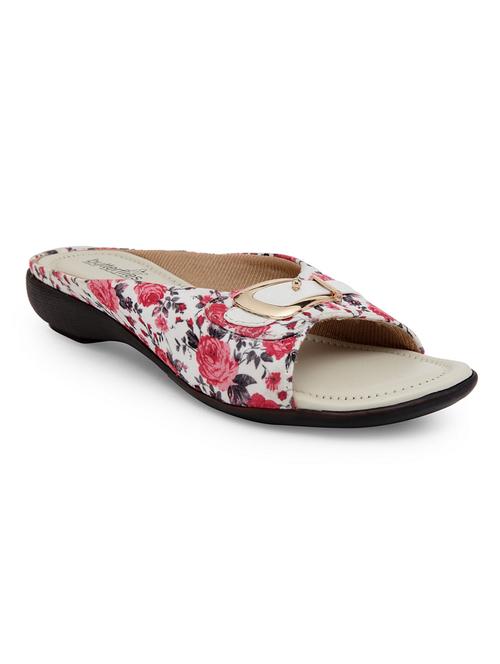 red slip on sandals - 17436083 - Standard Image - 1