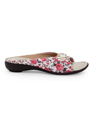 red slip on sandals - 17436083 - Standard Image - 2