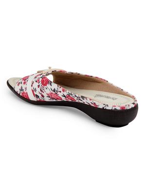 red slip on sandals - 17436083 - Standard Image - 3