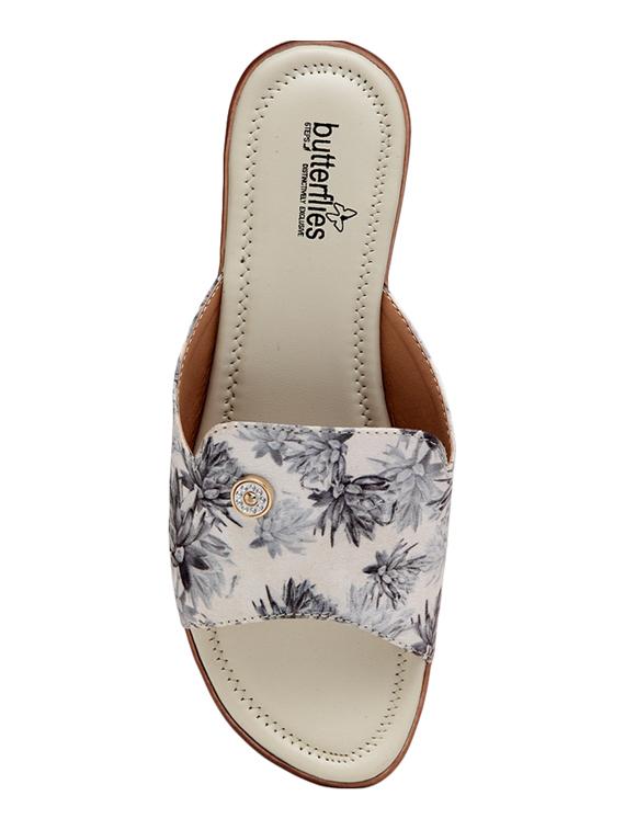 grey slip on sandals - 17436086 - Zoom Image - 4