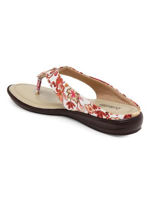 beige pu slip on sandals - 17436089 - Standard Image - 3