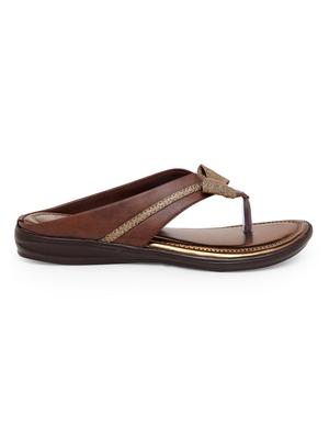 tan pu slip on sandals - 17436096 - Standard Image - 2