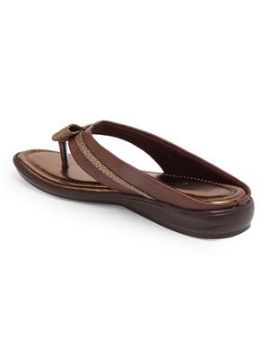 tan pu slip on sandals - 17436096 - Standard Image - 3