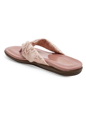 pink pu slip on sandals - 17436109 - Standard Image - 3