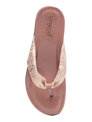 pink pu slip on sandals - 17436109 - Standard Image - 4