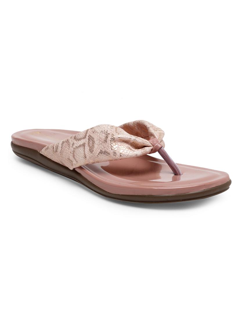 pink pu slip on sandals - 17436109 - Zoom Image - 1