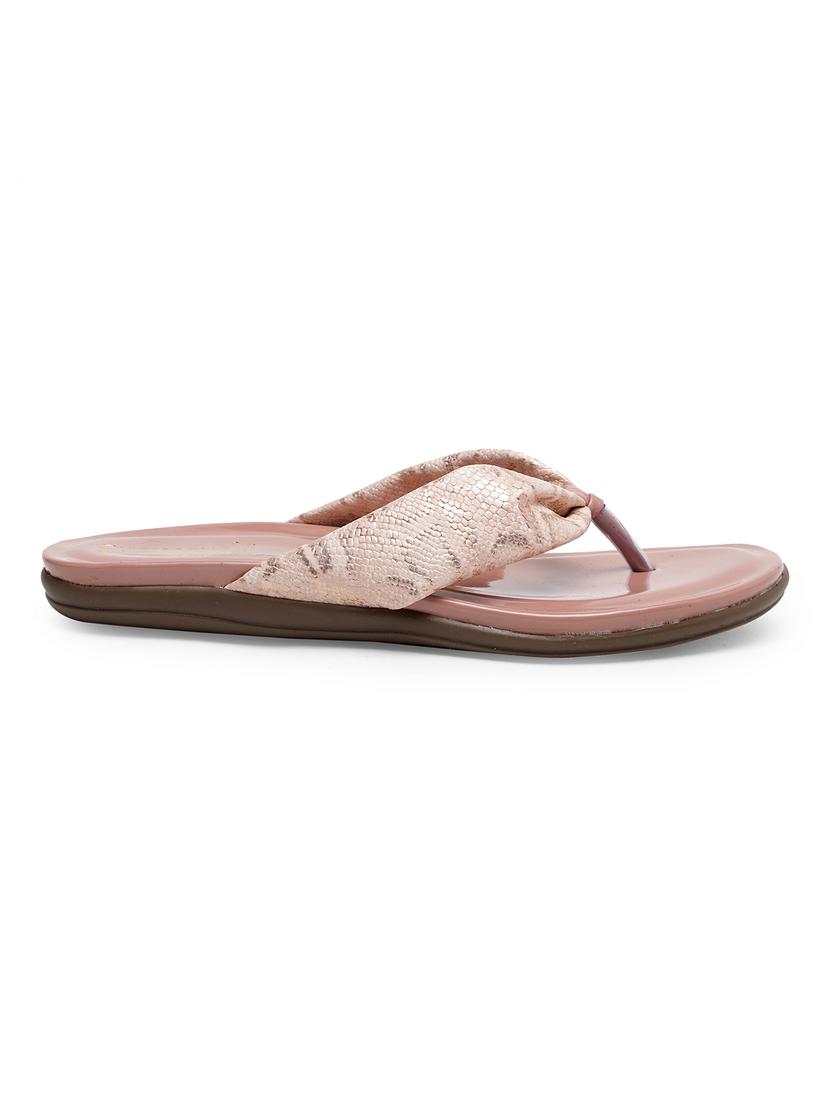 pink pu slip on sandals - 17436109 - Zoom Image - 2