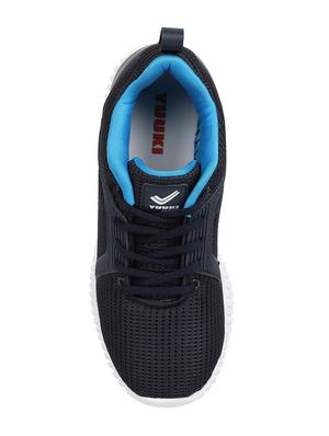 blue mesh laceup sports shoes - 17436709 - Standard Image - 4