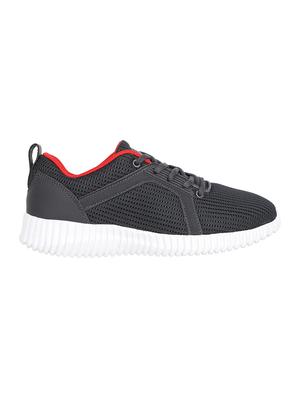 red mesh laceup sports shoes - 17436710 - Standard Image - 2