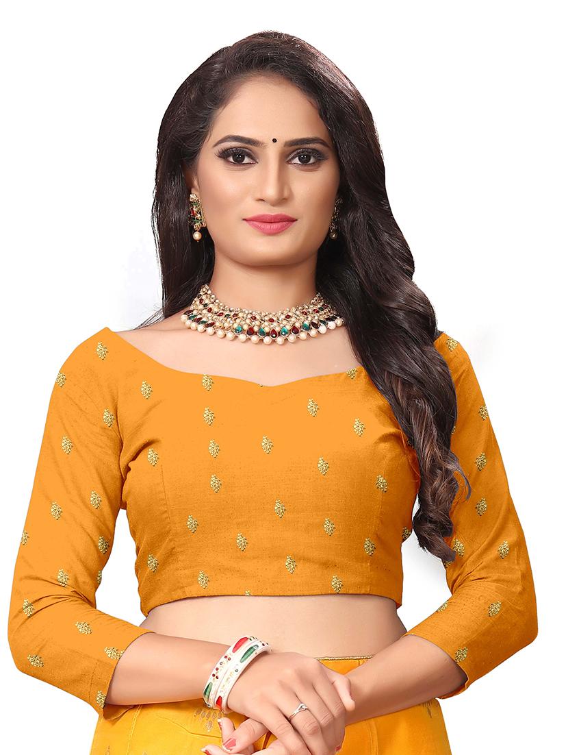 foil print flared lehenga - 17436809 - Zoom Image - 4