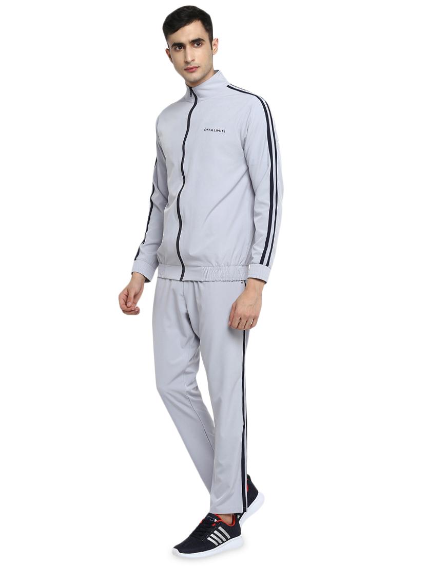 grey side taped track suit - 17436827 - Zoom Image - 2