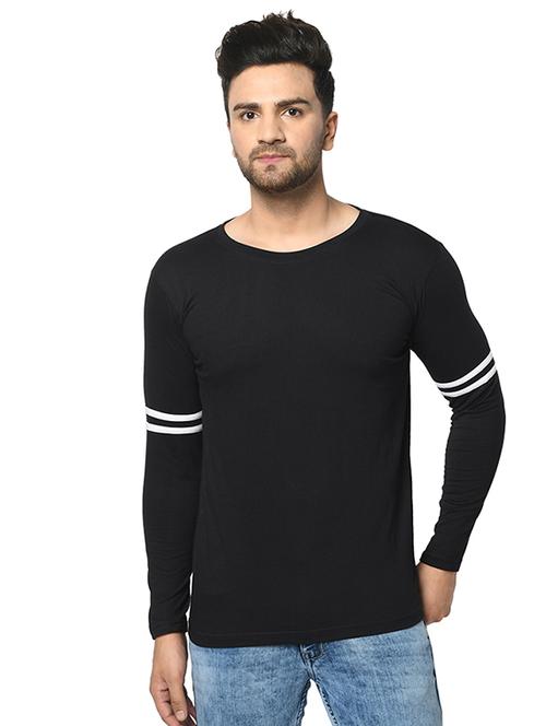 black taped t-shirt - 17436906 - Standard Image - 1
