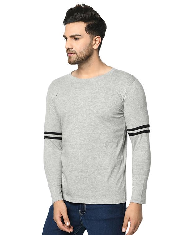grey taped t-shirt - 17436909 - Zoom Image - 3