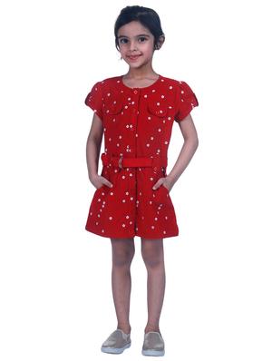 red cotton frock - 17437069 - Standard Image - 2