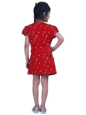 red cotton frock - 17437069 - Standard Image - 4