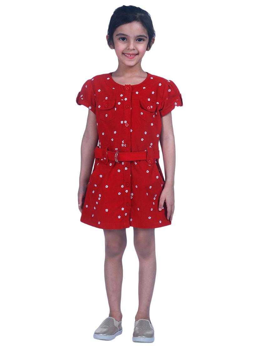 red cotton frock - 17437069 - Zoom Image - 1