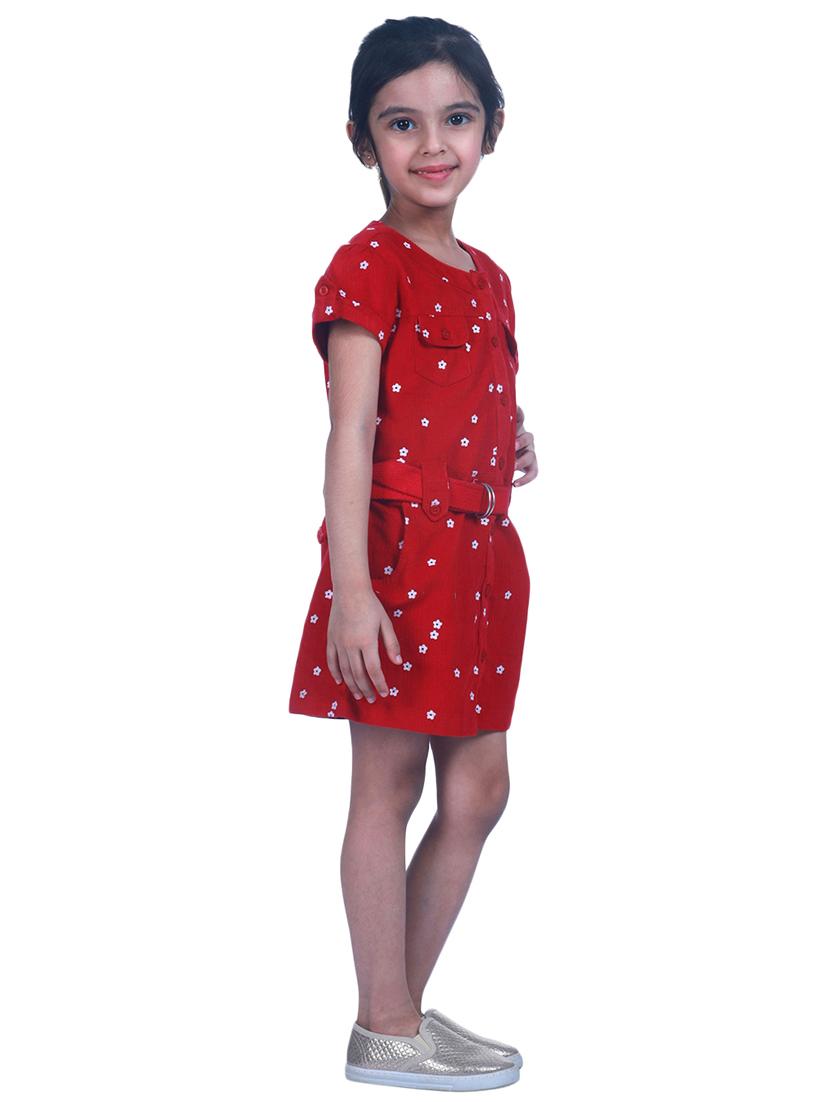 red cotton frock - 17437069 - Zoom Image - 3