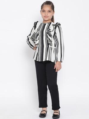 white polyester regular top - 17437100 - Standard Image - 4