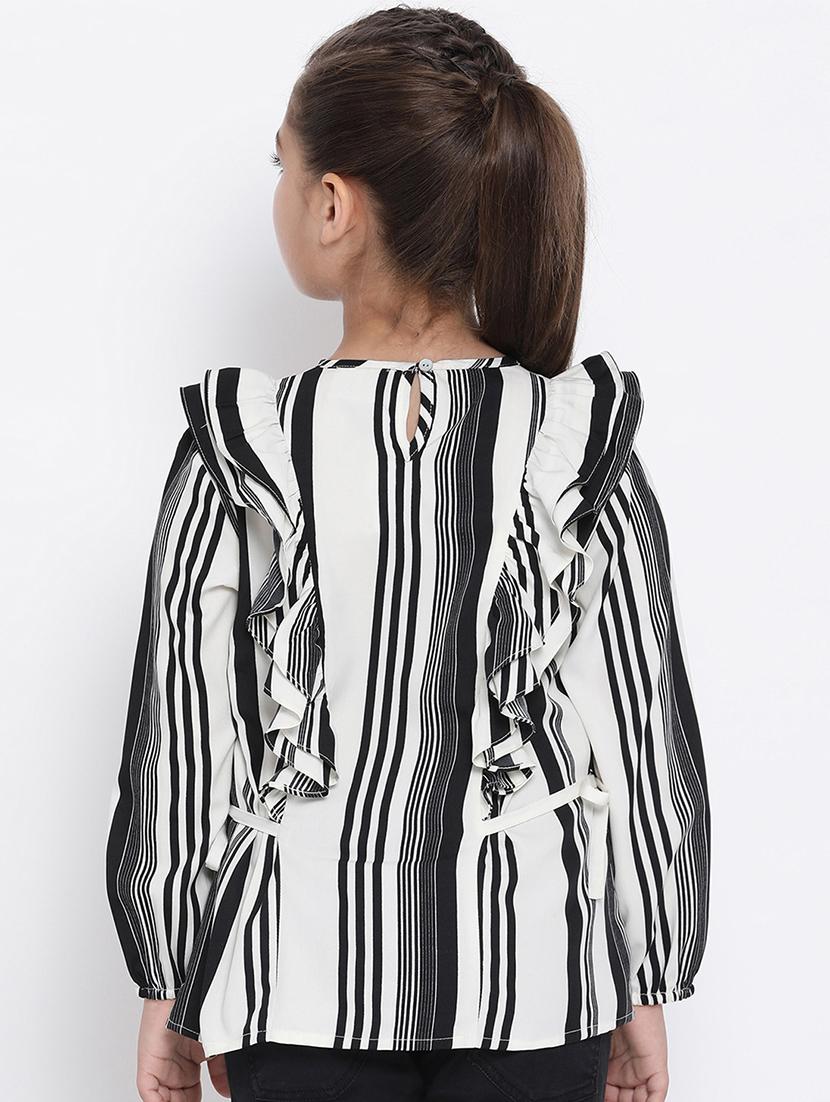 white polyester regular top - 17437100 - Zoom Image - 3