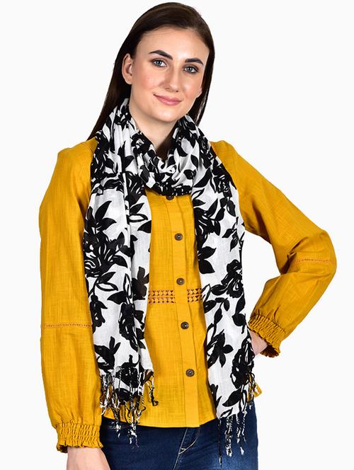 black rayon scarf - 17437489 - Very Small Image - 1