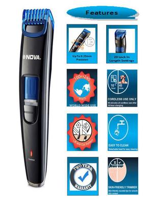 nova cordless rechargeable beard trimmer (multicolor) - 17437596 - Standard Image - 2