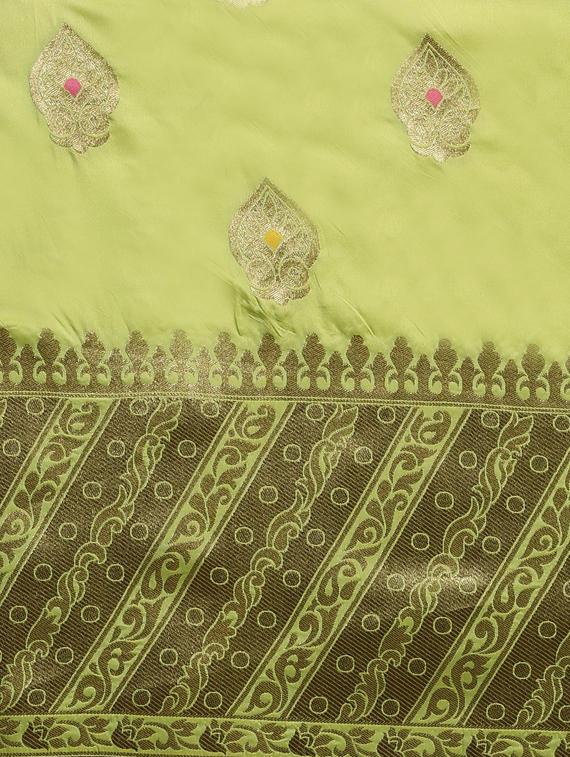 self design woven saree with blouse - 17437661 - Zoom Image - 4
