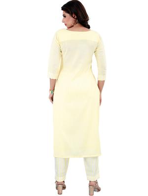embroidered kurta pant set - 17437828 - Standard Image - 2
