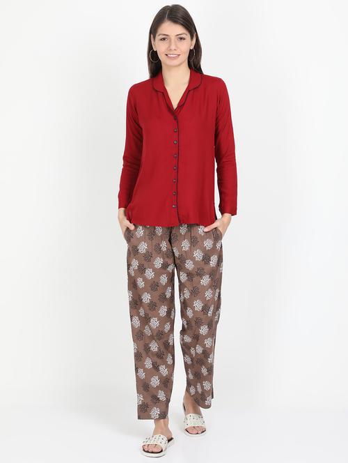 multi colored nightwear pajama set - 17438004 - Standard Image - 1