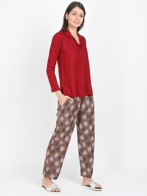 multi colored nightwear pajama set - 17438004 - Standard Image - 2