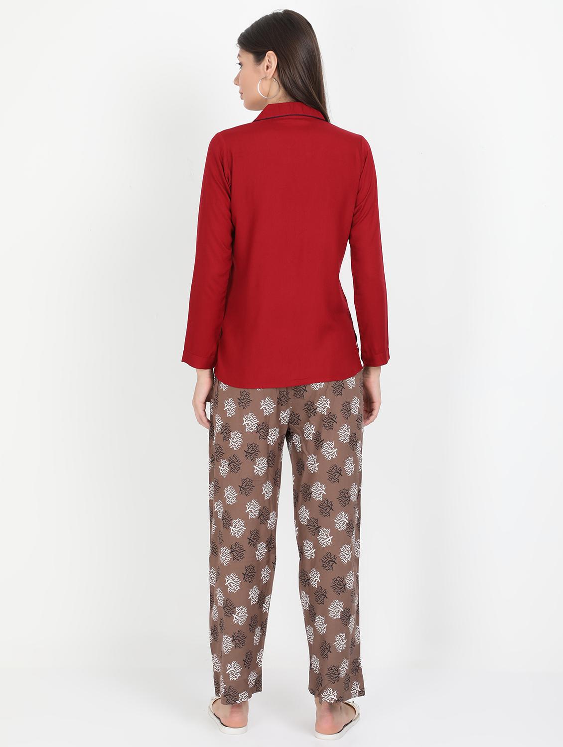 multi colored nightwear pajama set - 17438004 - Zoom Image - 3