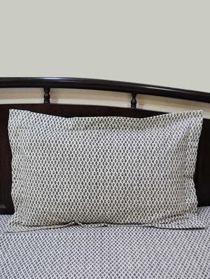 cotton single bedsheet with 1 pillow cover - 17438034 - Standard Image - 2