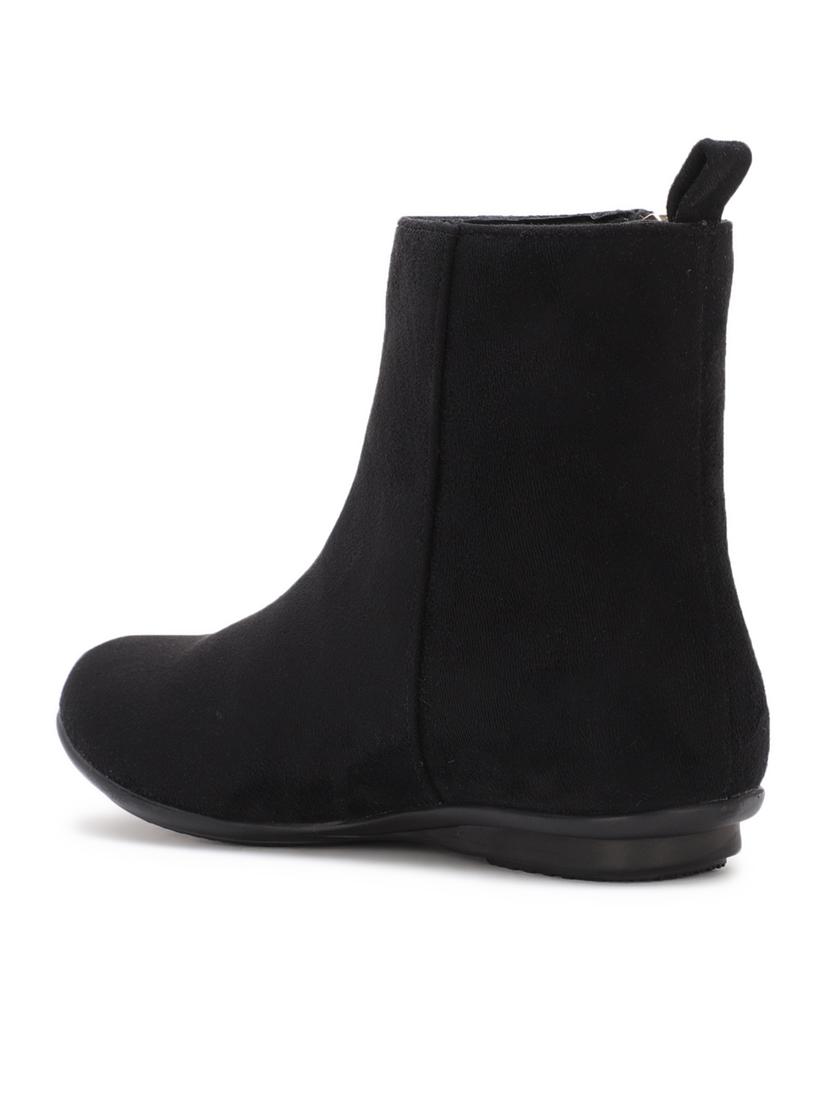 black suede ankle boots - 17438103 - Zoom Image - 3