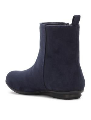 navy suede ankle boots - 17438105 - Standard Image - 3