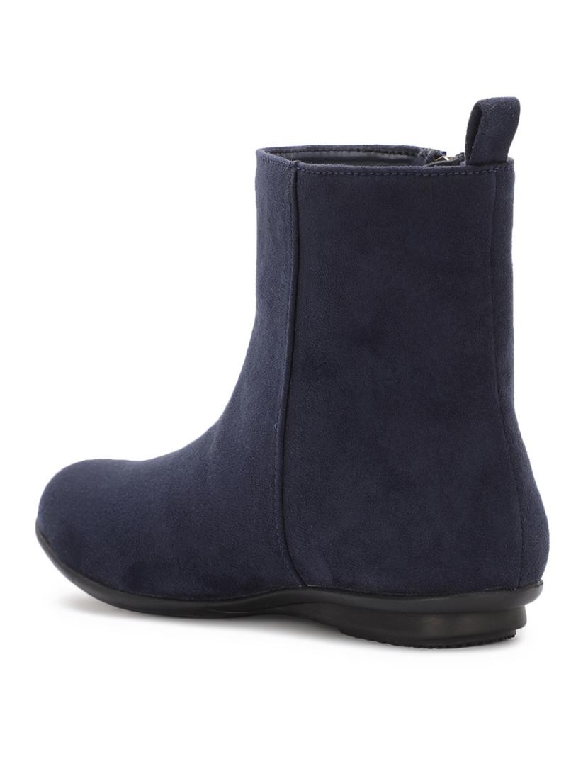 navy suede ankle boots - 17438105 - Zoom Image - 3